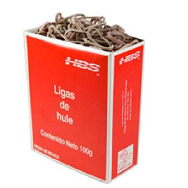 Ligas hercules no.18 caja c/100 grs